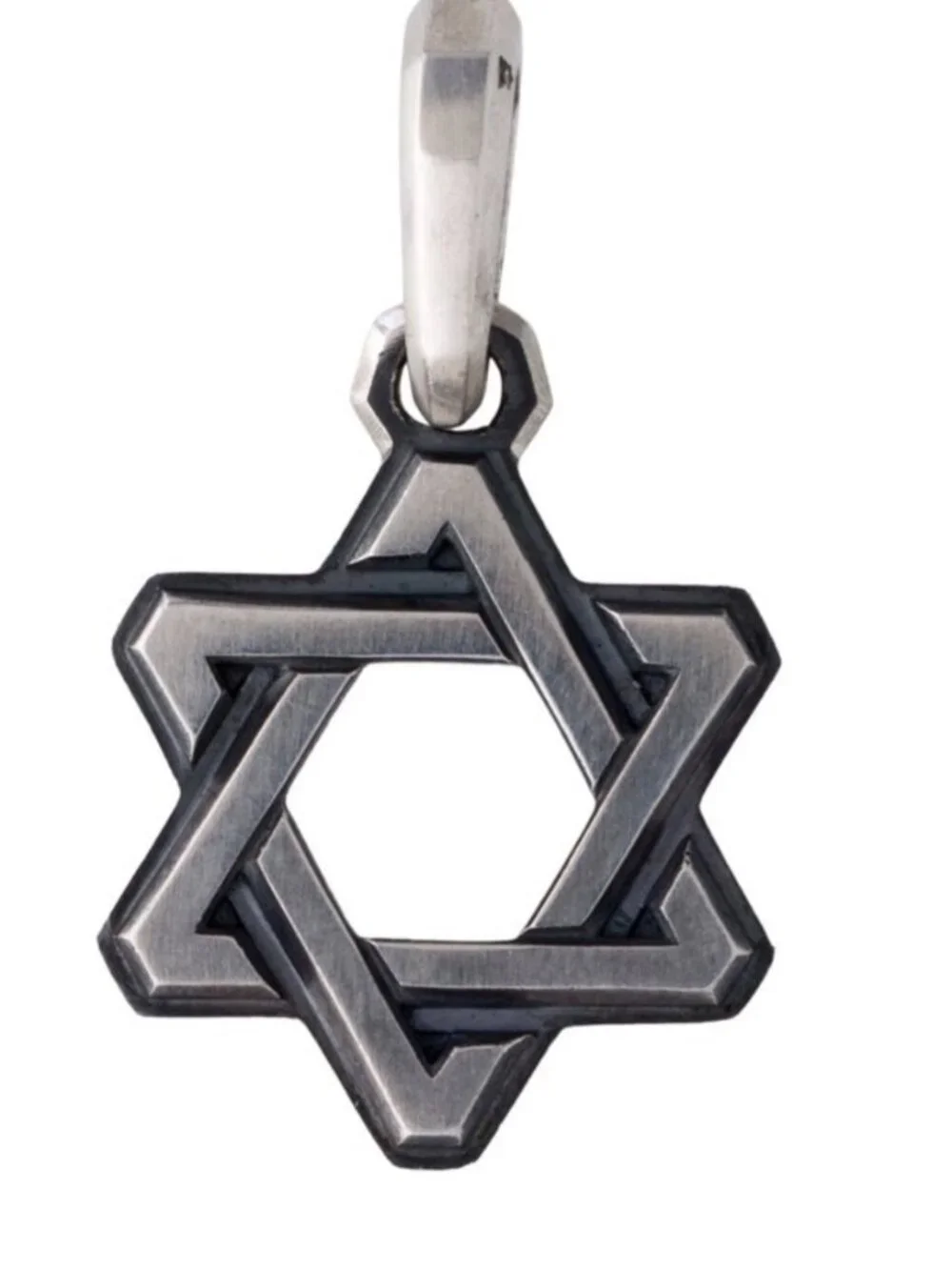 DAVID YURMAN STERLING SILVER 925 DECO STAR OF DAVID PENDANT
